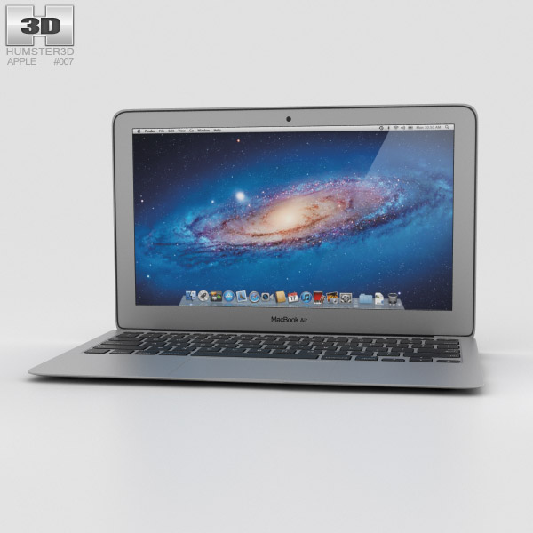 Apple MacBook Air 11 inch 3d model