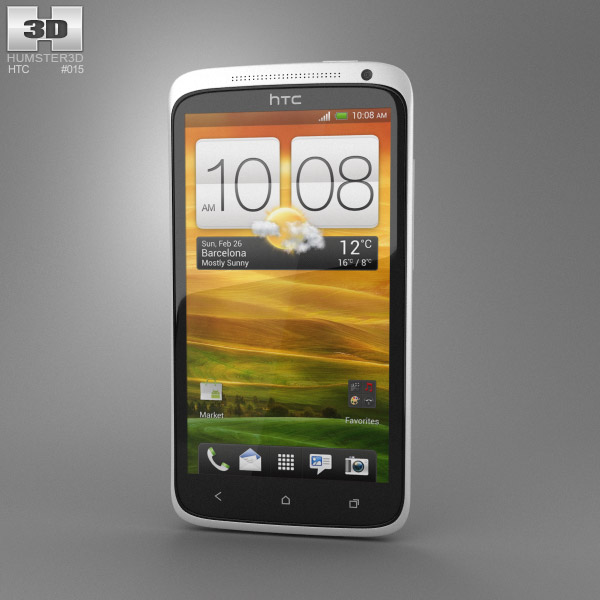 HTC One X 3Dモデル