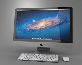 Apple iMac 27 2012 3D 모델 