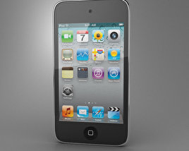 Apple iPod Touch 4 3D model