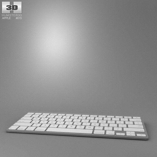Apple Wireless Keyboard 3D model