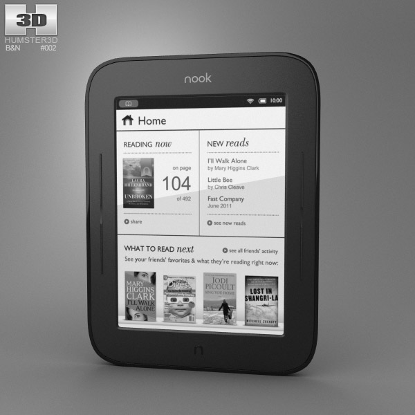 Barnes & Noble Nook Simple Touch 3D model