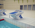 Спортивный плавательный бассейн 3D модель