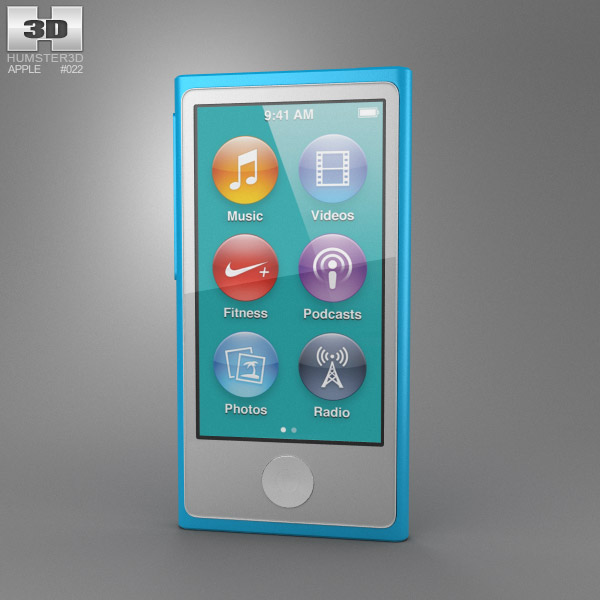 Apple iPod nano 5th generation 3D model