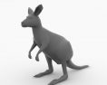 Kangaroo Joey Low Poly 3Dモデル