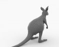 Kangaroo Joey Low Poly 3d model