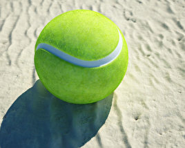 テニスボール 3Dモデル