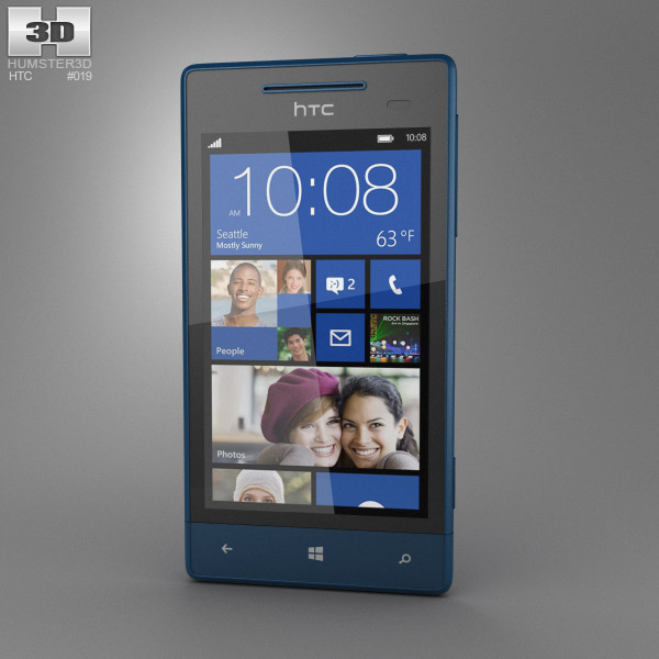HTC Windows Phone 8S 3D模型