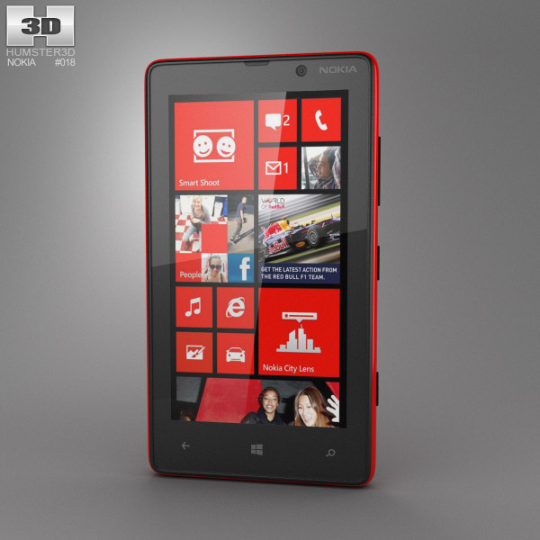 Nokia Lumia 820 3d model