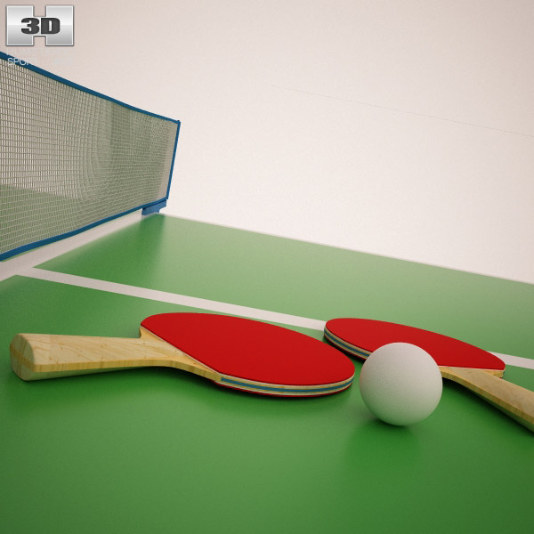 Ping Pong Paddle 3d model