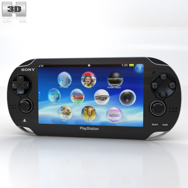 Sony PlayStation Vita 3D-Modell
