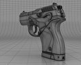 貝瑞塔9000半自動手槍 3D模型