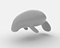 West Indian Manatee Low Poly Modelo 3d