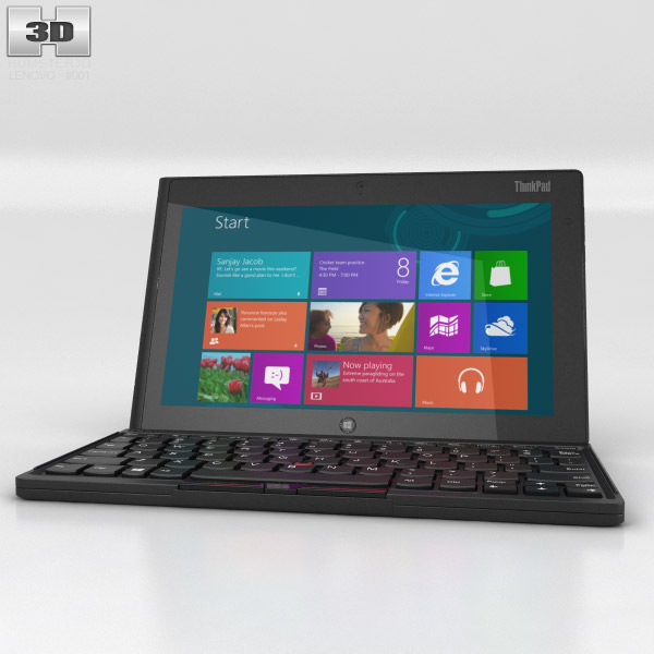 Lenovo ThinkPad Tablet 2 3D модель