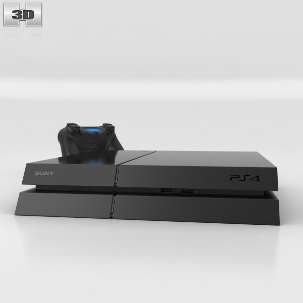Sony PlayStation 4 3D-Modell