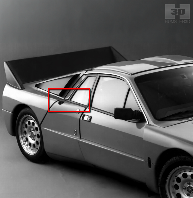 Lancia Rally Car 3d modeling tutorial 49