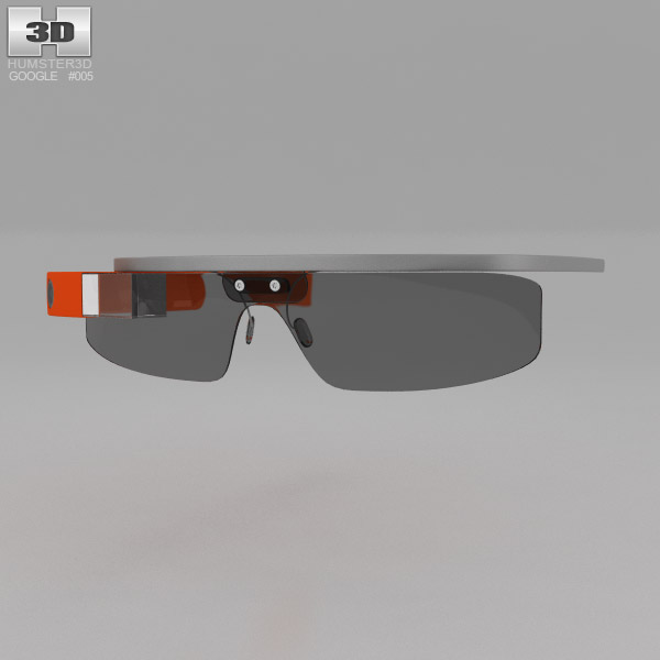 Google Glass 3D model