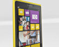 Nokia Lumia 1020 Jaune Modèle 3d
