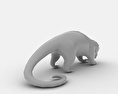 Silky Anteater Low Poly 3D модель