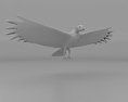 King Vulture Low Poly 3D 모델 