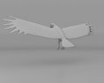 King Vulture Low Poly 3Dモデル
