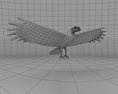 King Vulture Low Poly 3D модель