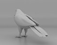 Red-Shouldered Hawk Low Poly 3D модель