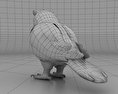 Eurasian Eagle-Owl Low Poly 3d model
