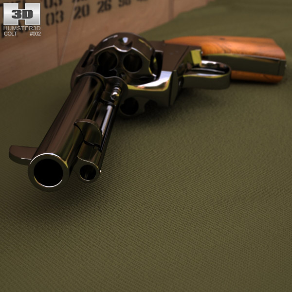 Colt Single Action Army M1873 Modelo 3d