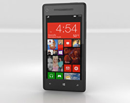 HTC Windows Phone 8X Graphite Black 3D model