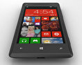 HTC Windows Phone 8X Graphite Black 3d model