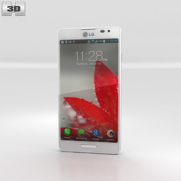 LG Optimus F7 White 3D model