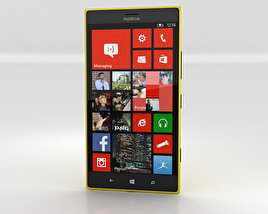 Nokia Lumia 1520 Yellow 3D model