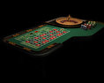 Mesa de ruleta de casino Modelo 3D