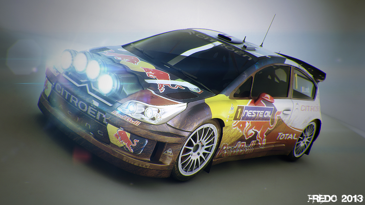 C4-WRC 3d art