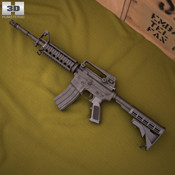 Colt M4A1 3D модель