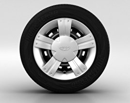 Daewoo Matiz Wheel 13 inch 002 3D model