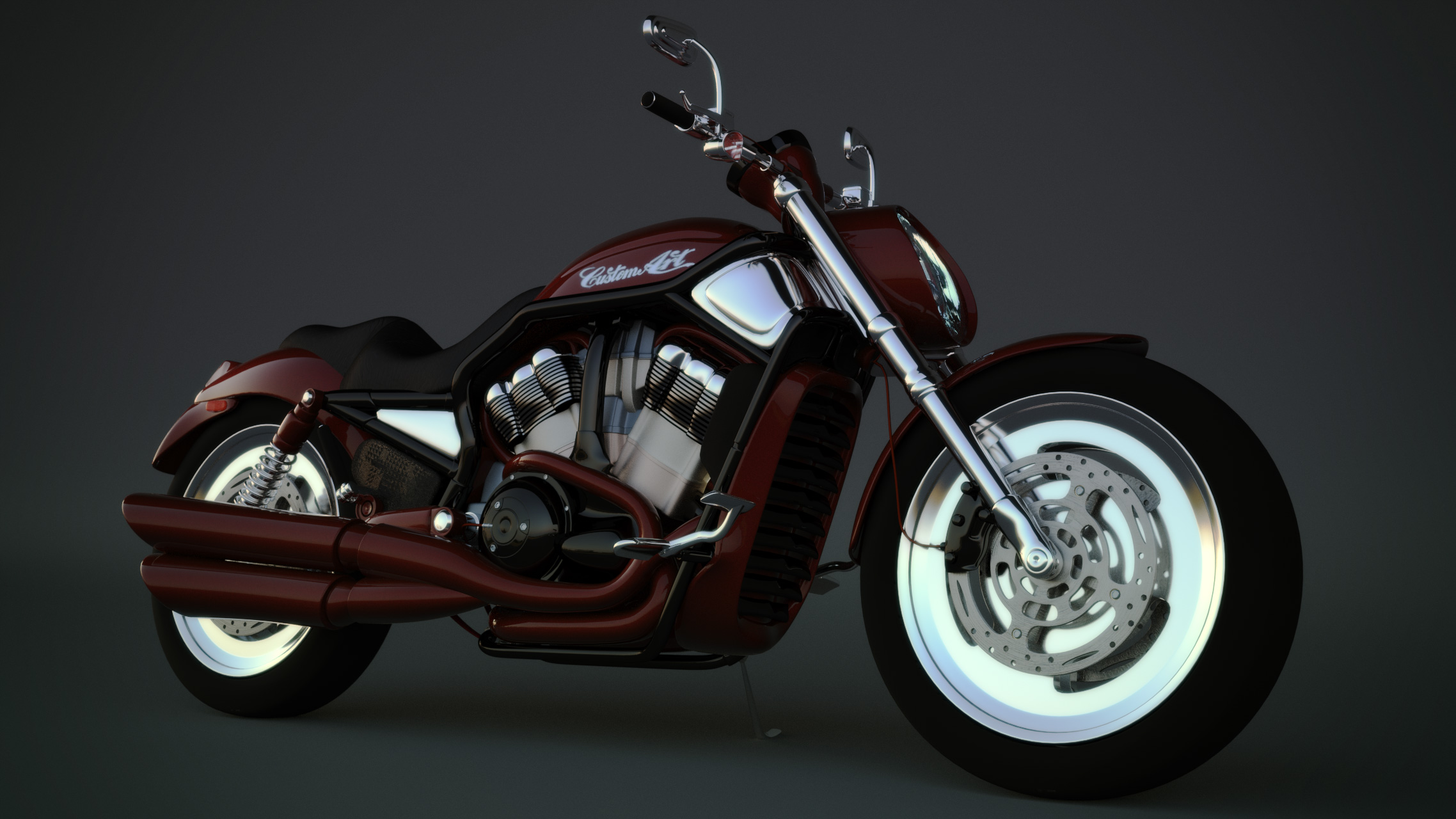 Harley Davidson 3d art