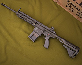 Heckler & Koch HK417 3D model