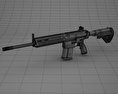 HK417自動步槍 3D模型