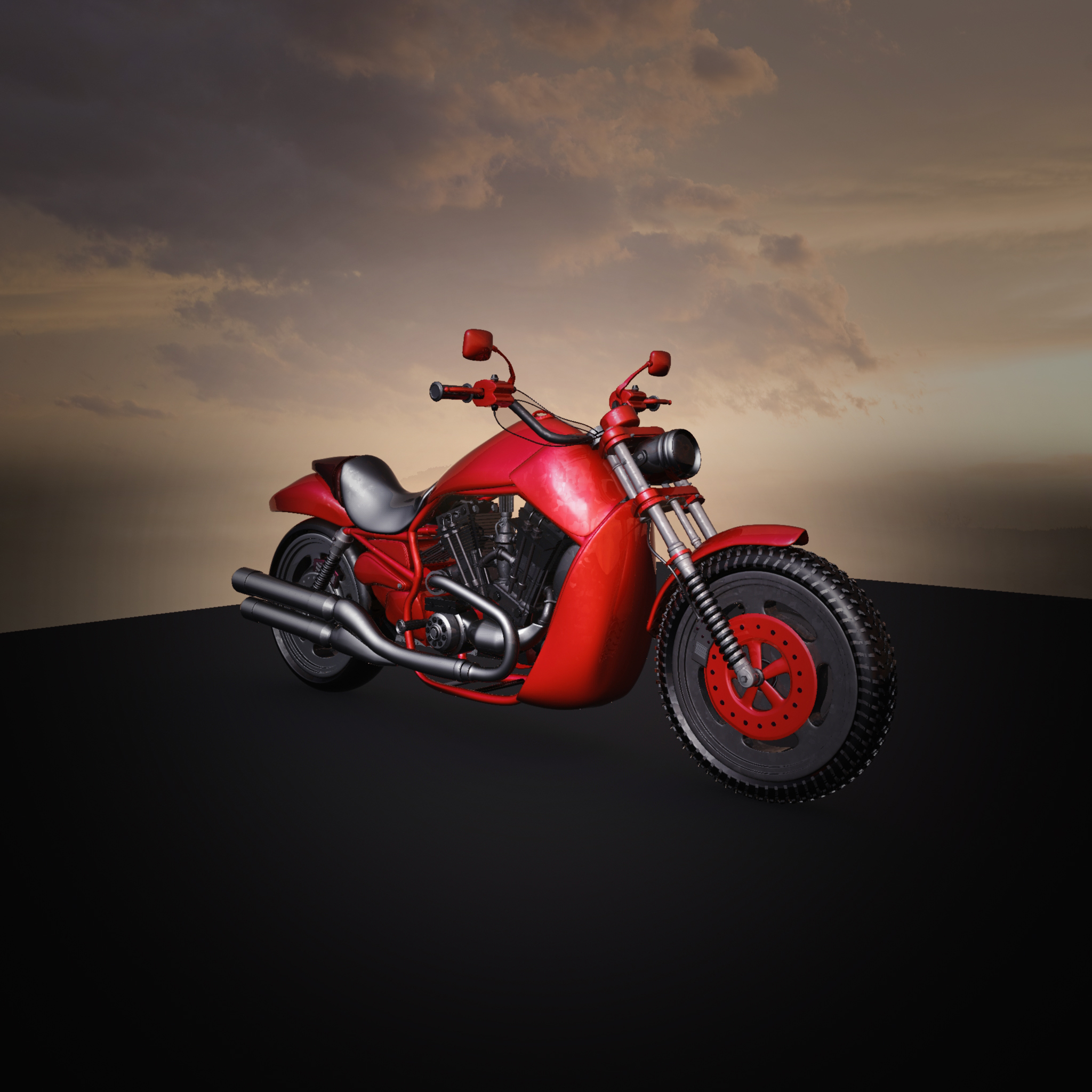 Moto Bike 3d art