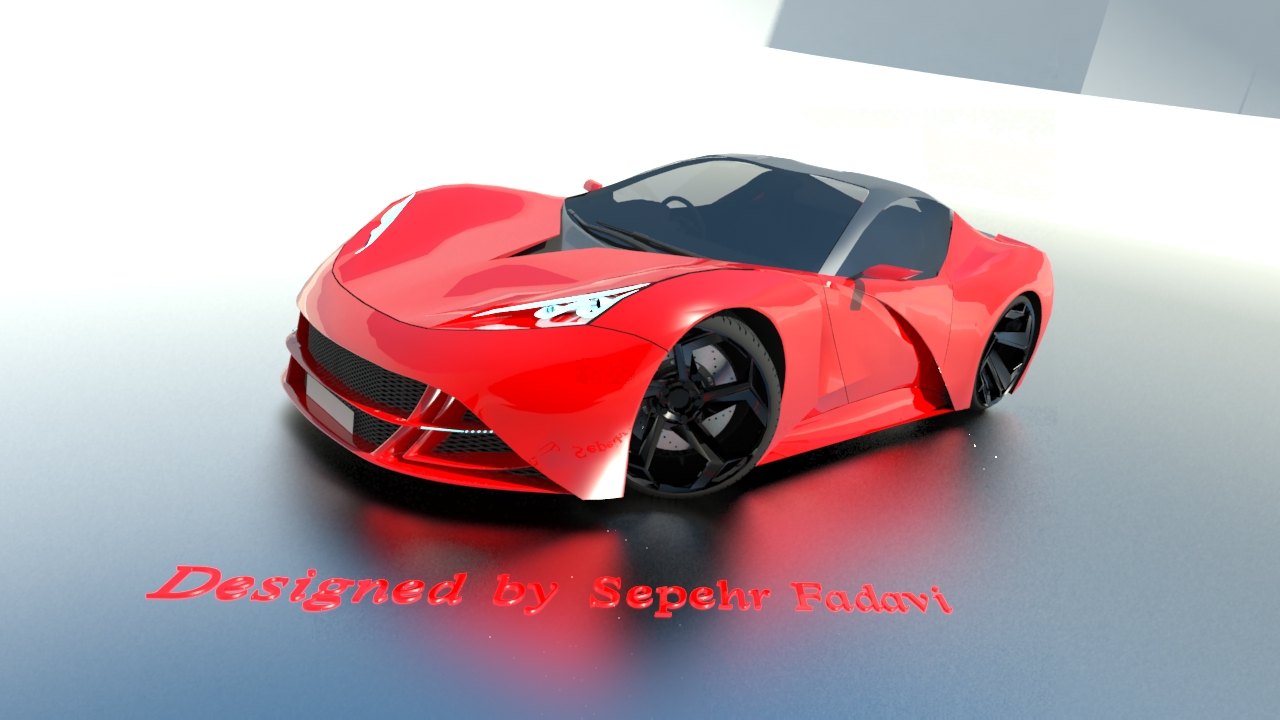 My dream car 3d art