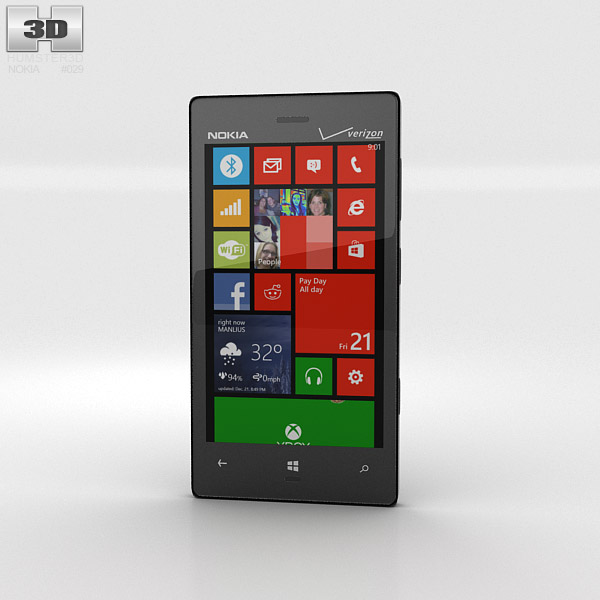 Nokia Lumia 928 3d model