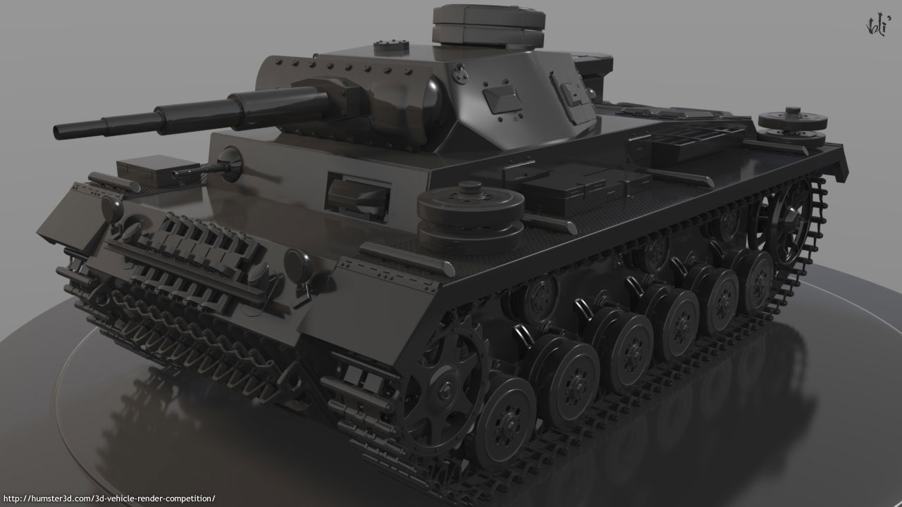 Panzer IV Custom 3d art