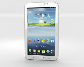Samsung Galaxy Tab 3G 3 7-inch 白い 3Dモデル