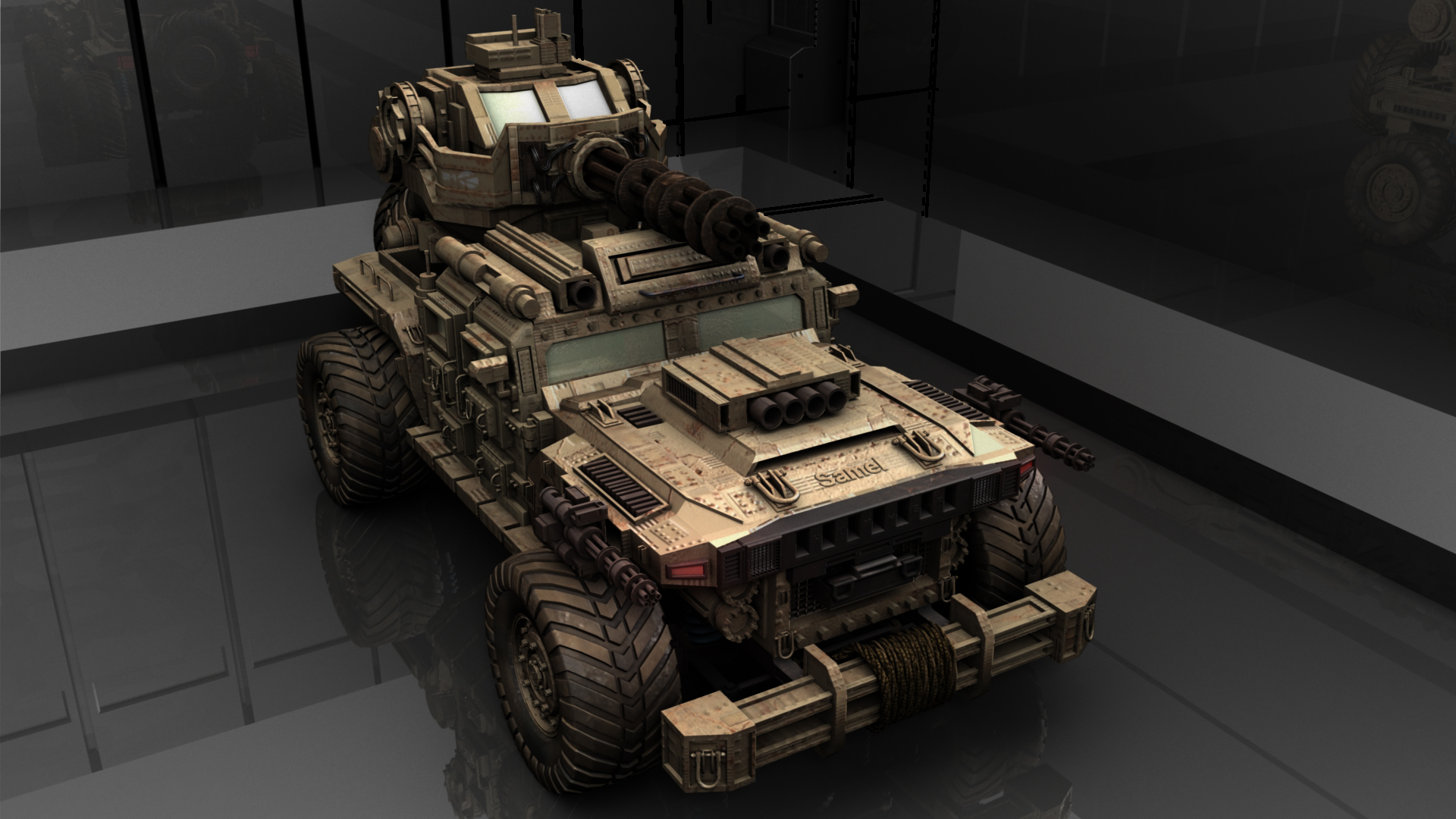 The War Machine 3d art