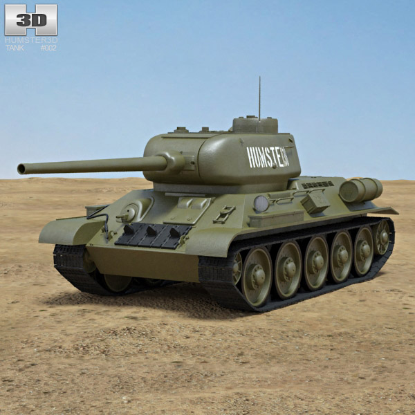 T-34-85 3Dモデル