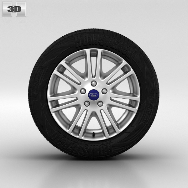 Ford Focus Wheel 16 inch 004 3D model