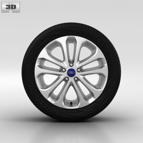 Ford Focus Wheel 17 inch 001 3D model