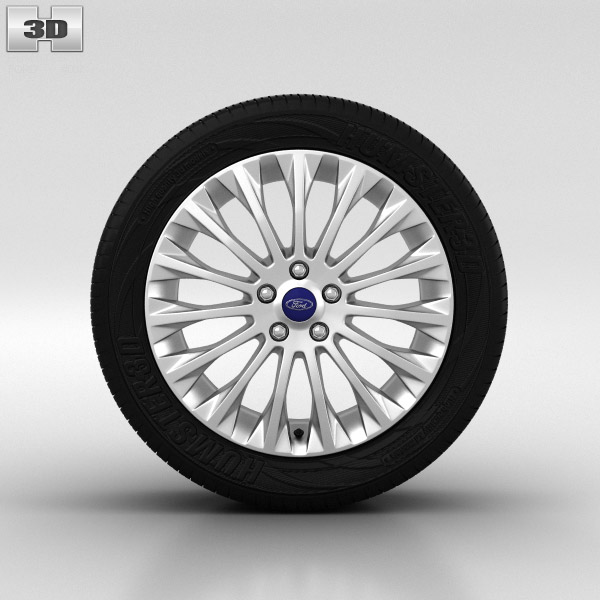 Ford Focus Wheel 17 inch 003 3D model